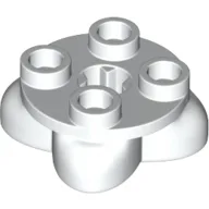 Feet, 2 x 2 x 2/3 with 4 Feet, 4 Studs on Top / White