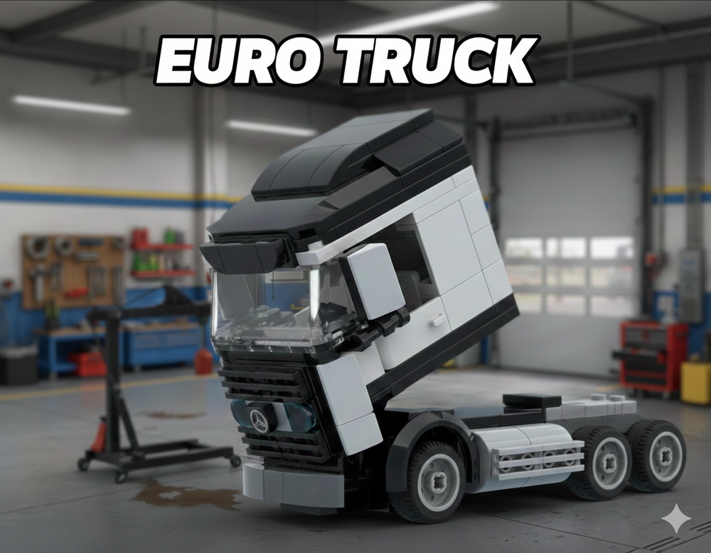 Lego Mercedes Euro Truck - no Trailer