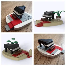 Grand Piano On Stage