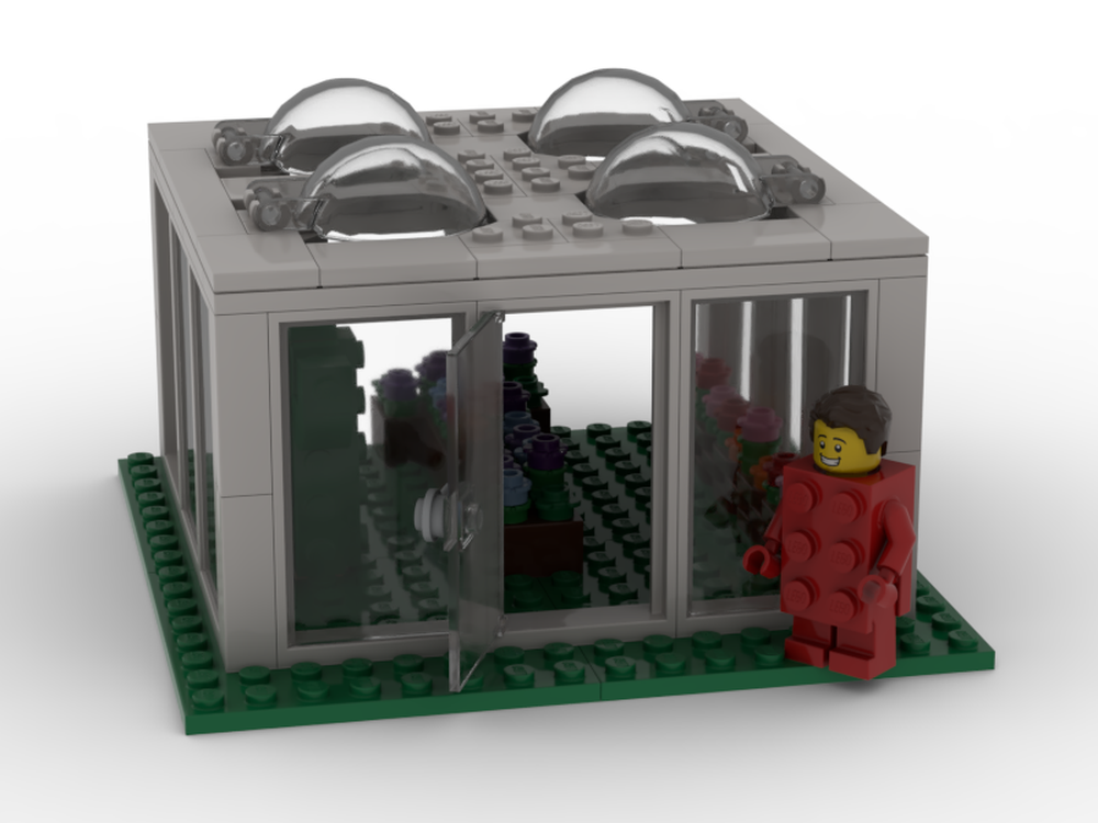 Lego 2x2 Brick Greenhouse