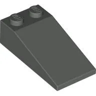 Brick Sloped 18° 4 x 2 / Dark Gray