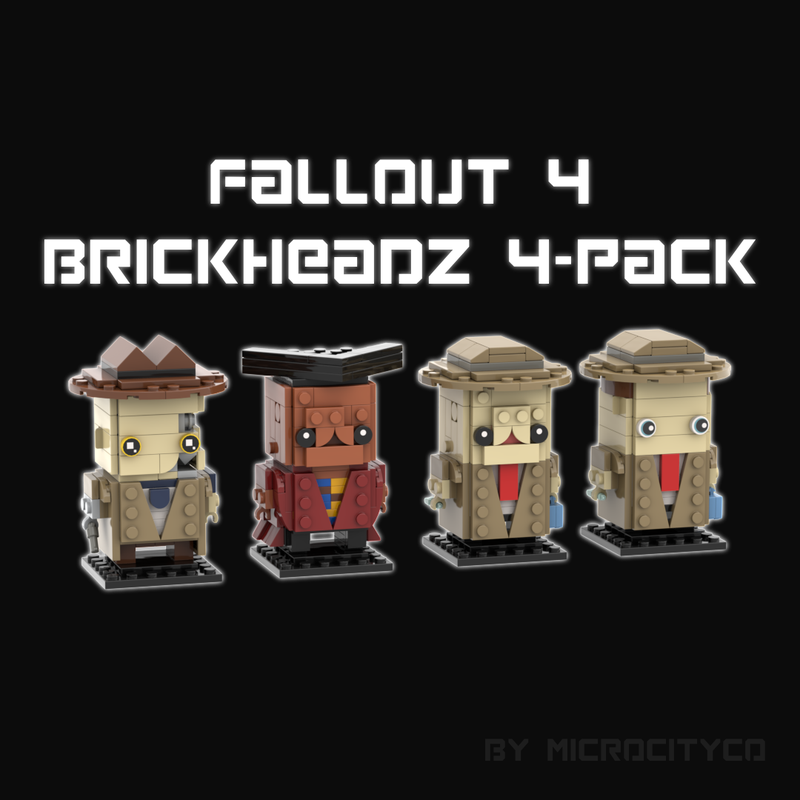 Lego Fallout 4 Brickhead 4-Pack