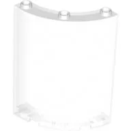 Panel 4 x 4 x 6 Quarter Cylinder / Trans-Clear