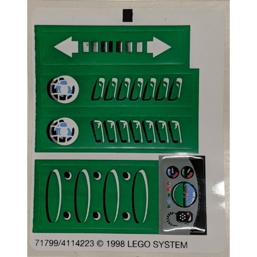 Lego Sticker Sheet for Set 8213-1 / [No Color/Any Color]