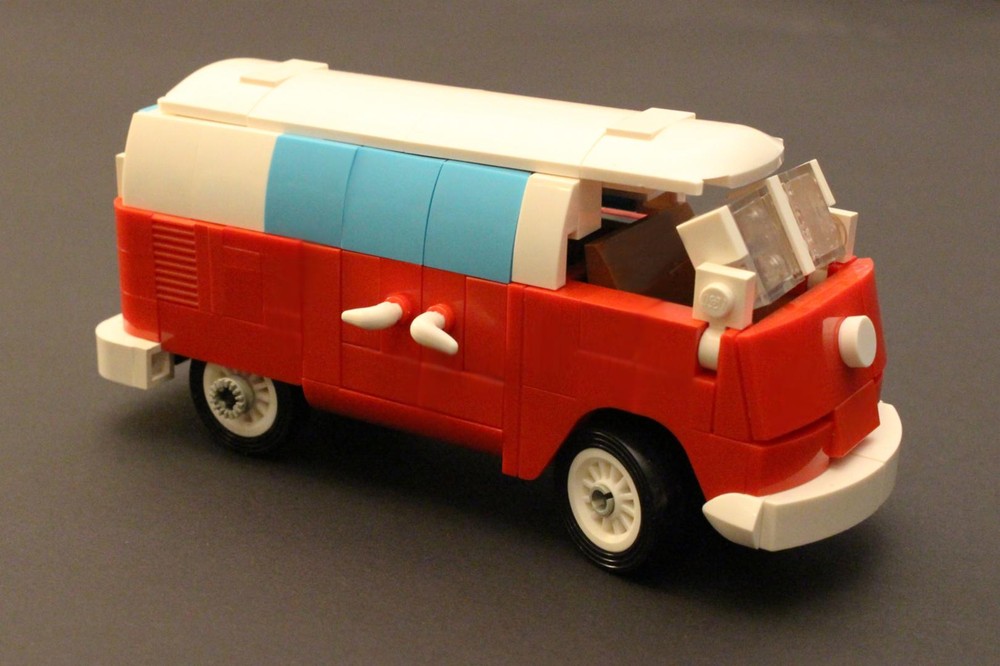 Lego Volkswagen T1 Camper Minifigscale