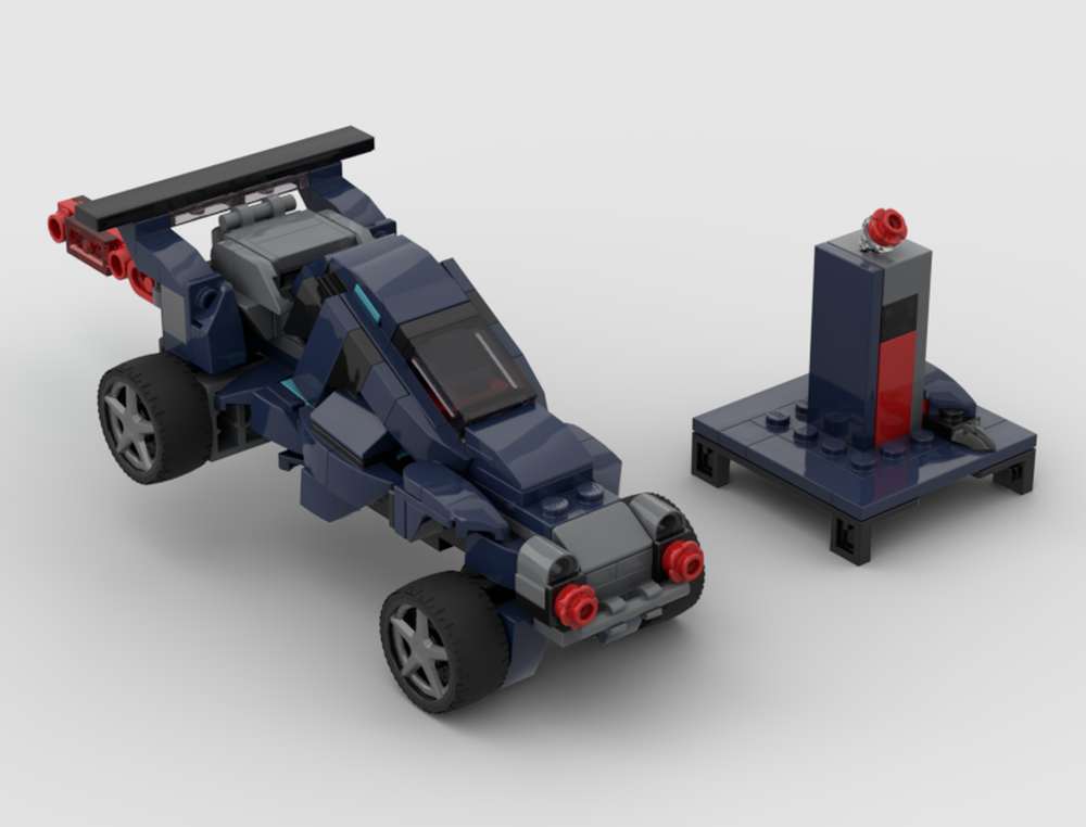Lego Famous Cars. Ser 1: Dark Blue Octane