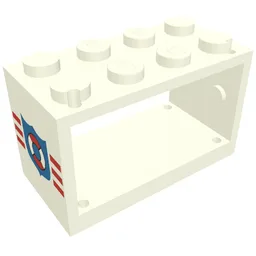 String Reel 2 x 4 x 2 Holder with Coast Guard Print