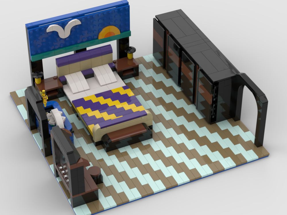 Lego Modular rooms - bedroom