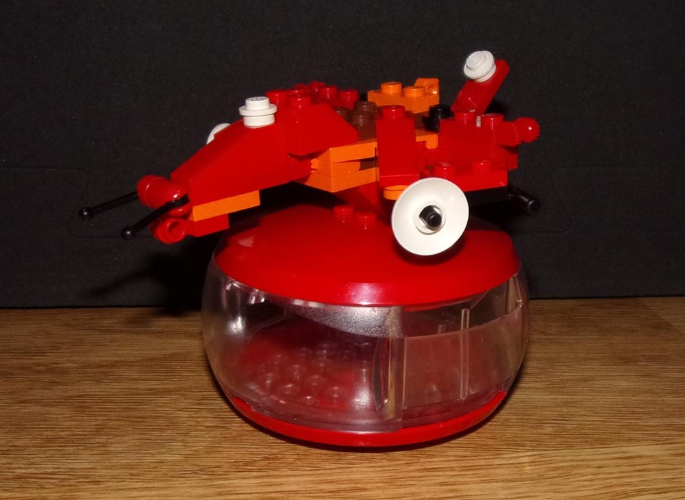 Lego Red battleship
