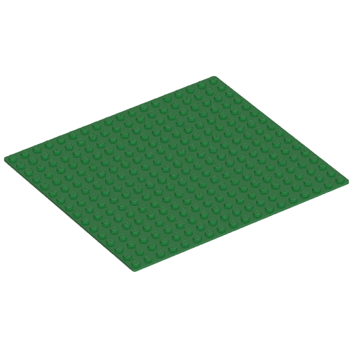 Lego Baseplate 16 x 18 / Green