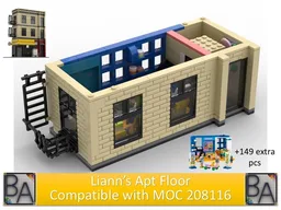 Liann's Apt Floor - Compatible with MOC 208116