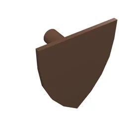 Shield Triangular / Brown