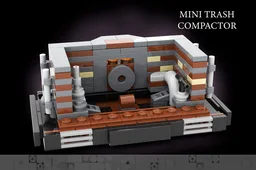 Mini Death Star Trash Compactor Diorama