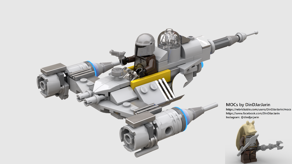 Lego Din Djarin's N-1 Microfighter