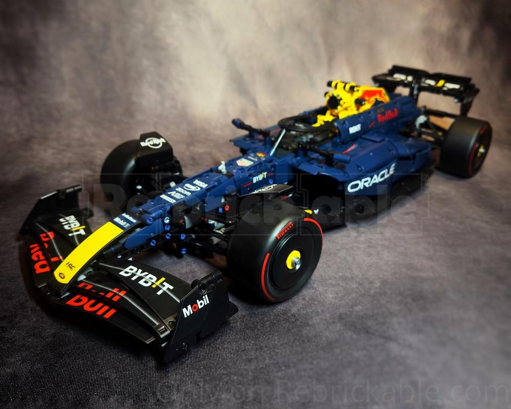 Lego Red Bull RB20 Motorized MOD – Buggy Powered, Servo Steering, Working V6