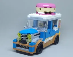 60452 Oldschool Donut Van