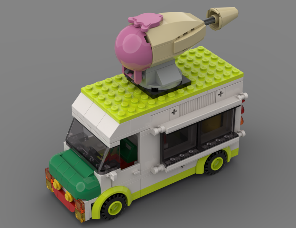 Lego joker ice cream truck