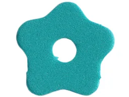 Foam Part for Set 3151 - Scala Flower with 5 Petals and Hole / Light Turquoise