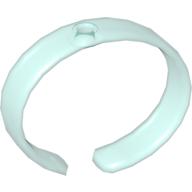 Lego Clikits Bracelet, Bangle with Hole / Trans-Light Blue