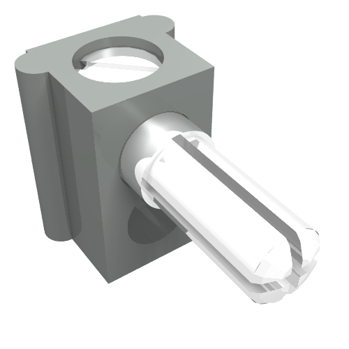 Lego Electric Connector, 1 Way Male Squared [Complete Assembly]