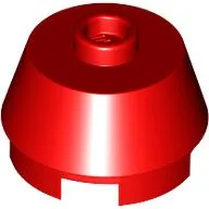 Brick Round 2 x 2 Truncated Cone / Red