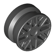 Lego Wheel 11 x 6 with 8 'Y' Spokes [Plain]