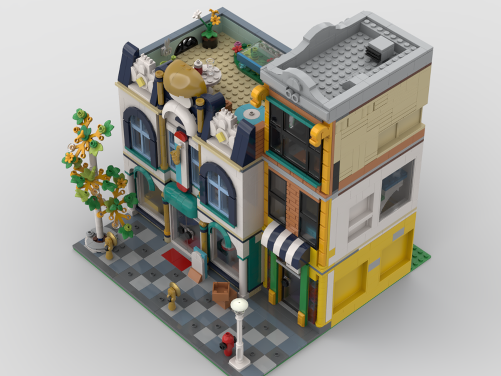 Lego Modular Radio Station