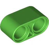 Technic Beam 1 x 2 Thick / Bright Green