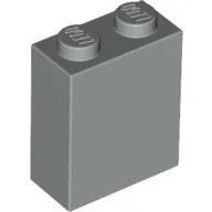 Brick 1 x 2 x 2 with Inside Axle Holder / Light Gray