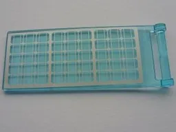 Flag 7 x 3 with Bar Handle with Silver Solar Array Pattern (Sticker) - Sets 3368 / 10213 / 10231