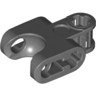 Lego Technic Axle Connector 2 x 3 with Ball Socket, Open Lower Axle Holes / Dark Bluish Gray