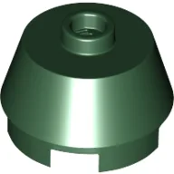 Brick Round 2 x 2 Truncated Cone / Dark Green