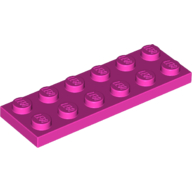 Lego Plate 2 x 6 / Dark Pink