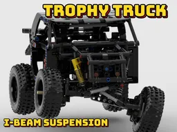 Trophy Truck with I-beam suspension