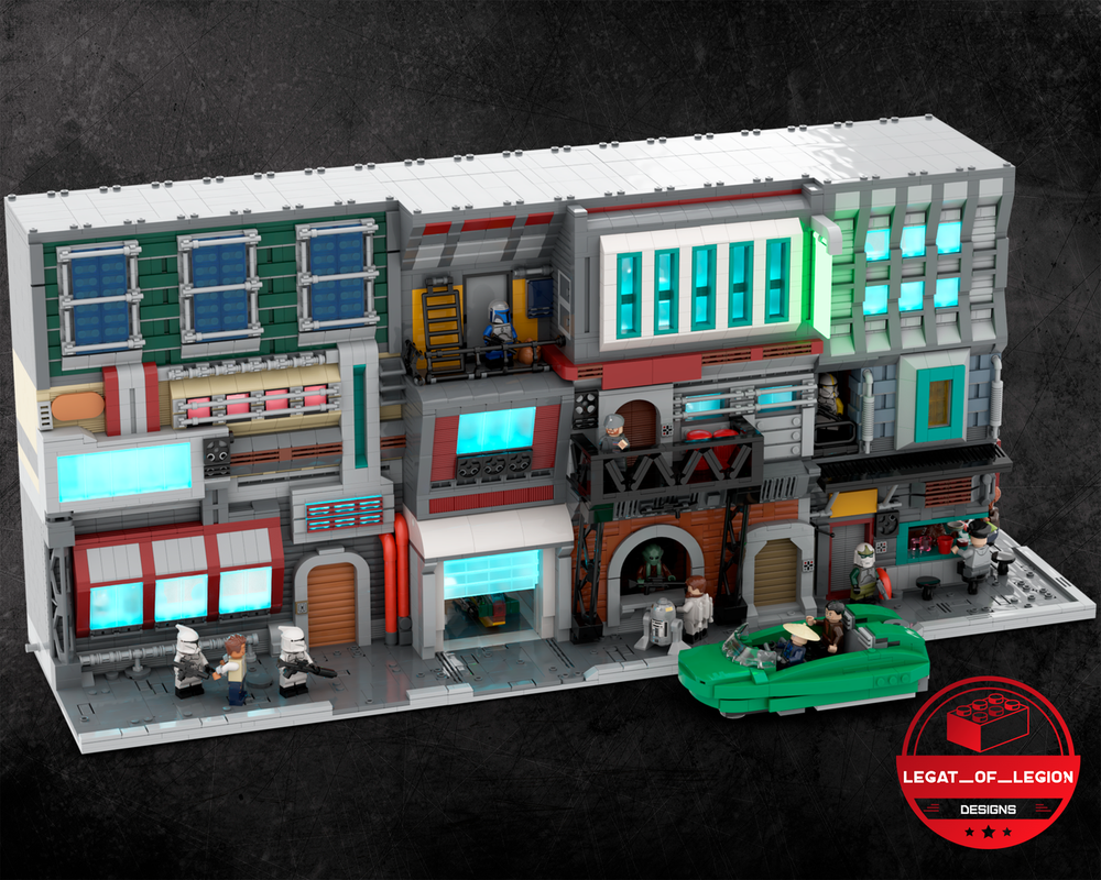Lego SW Coruscant Underworld Modular Street (Bundle)