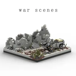 war scenes