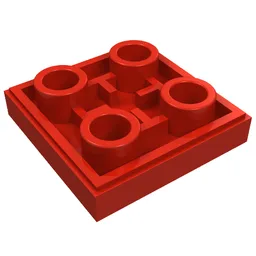 Tile Special 2 x 2 Inverted / Red