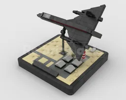 Diorama Lockheed SR-71 Microscale