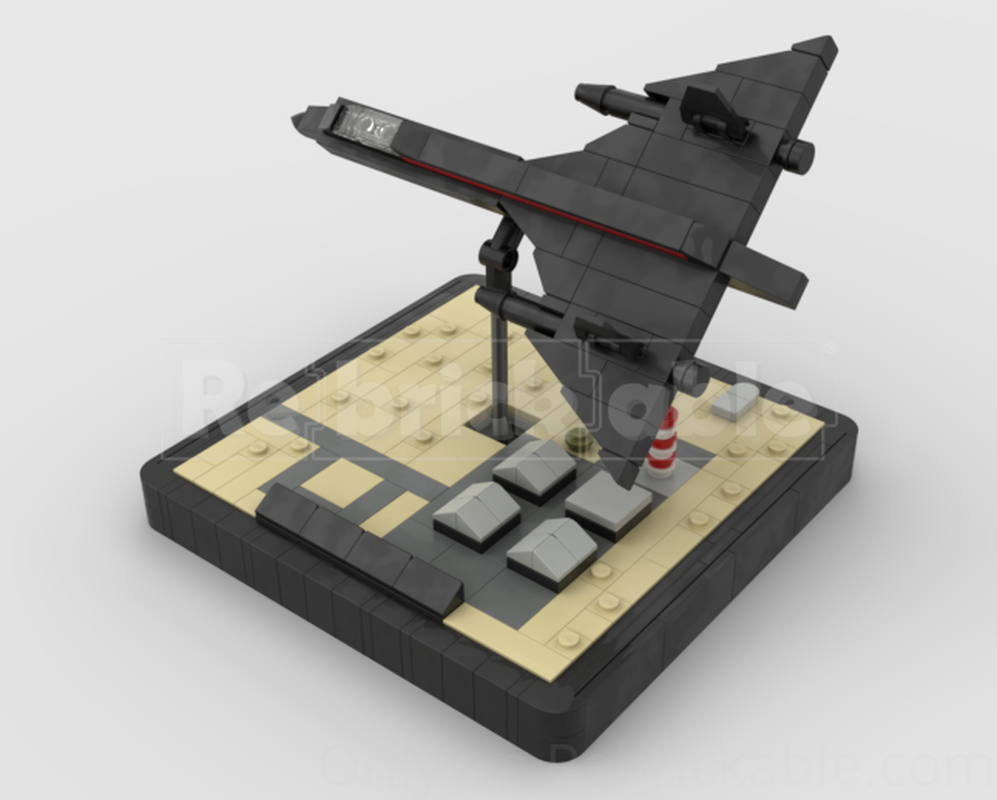 Lego Diorama Lockheed SR-71 Microscale