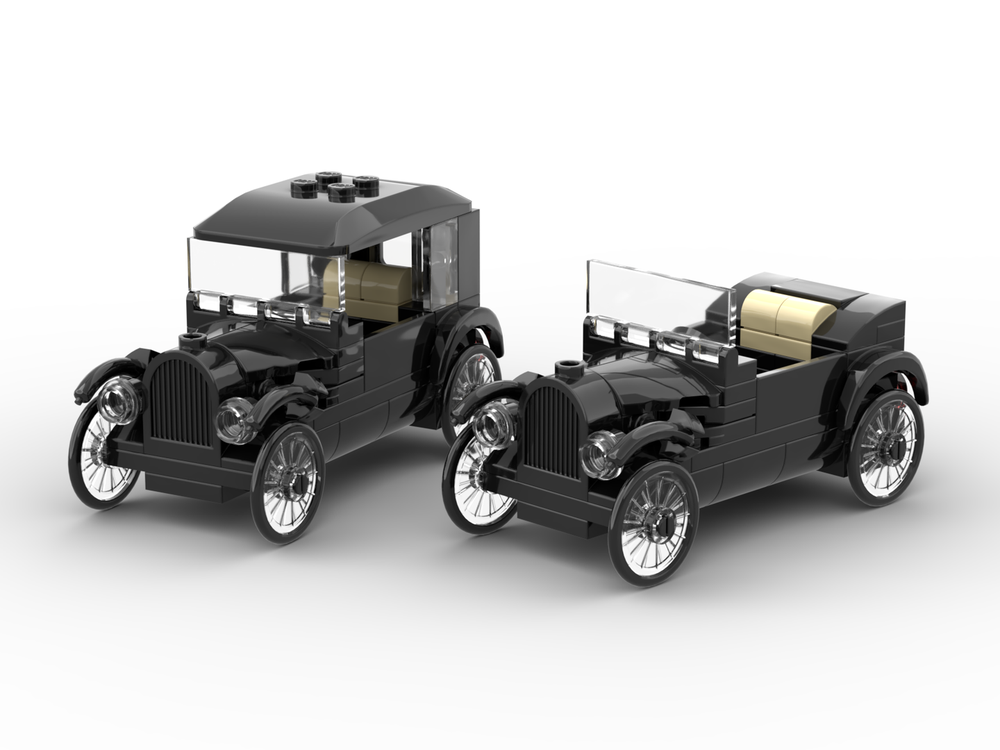 Lego Ford T - Minifigure Scale