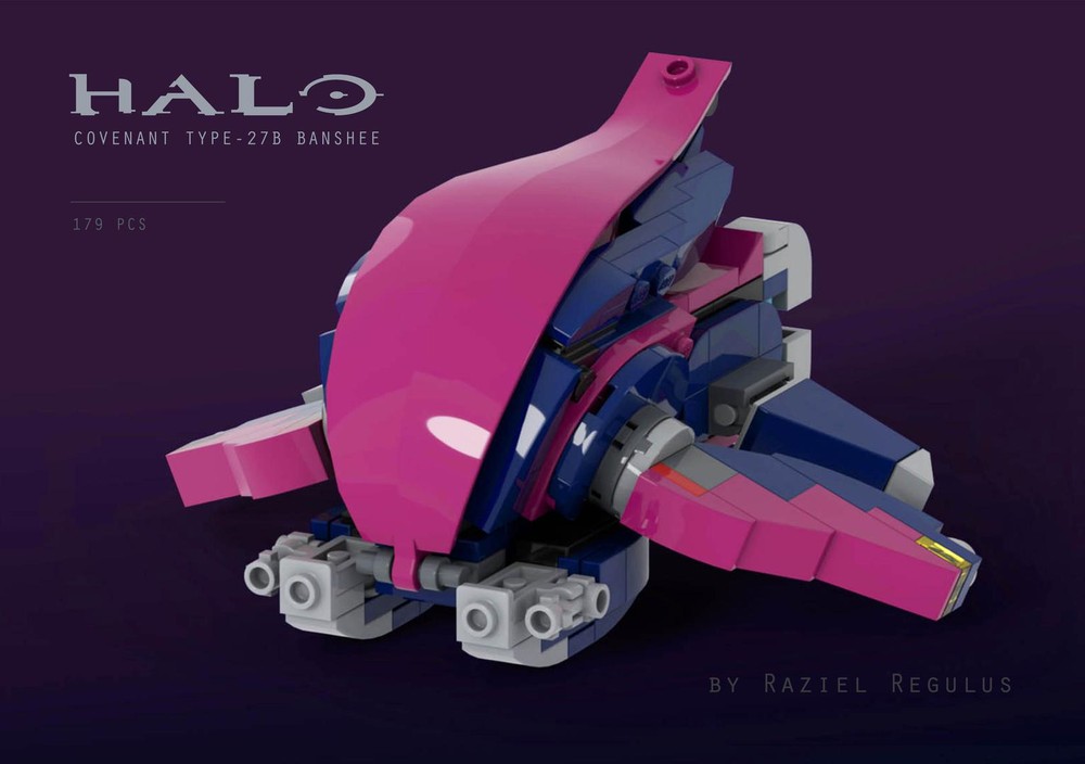 Lego HALO Covenant Type-27B Banshee