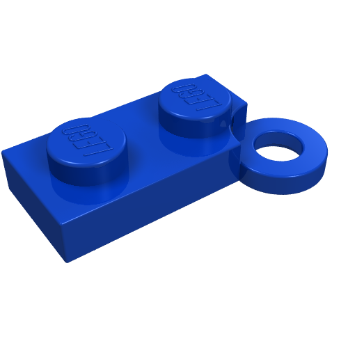 Lego Hinge Plate 1 x 4 Swivel Base with Hole / Bright Light Yellow
