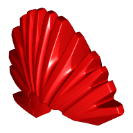 Lego Hair Mohawk / Red