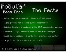 Beam Ends - micro-scale modular Mansion (9 MILS modules)