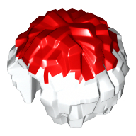 Lego Equipment Cheerleader Pom Pom with Red Top