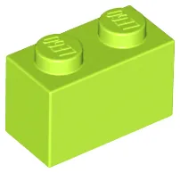Brick 1 x 2 / Lime
