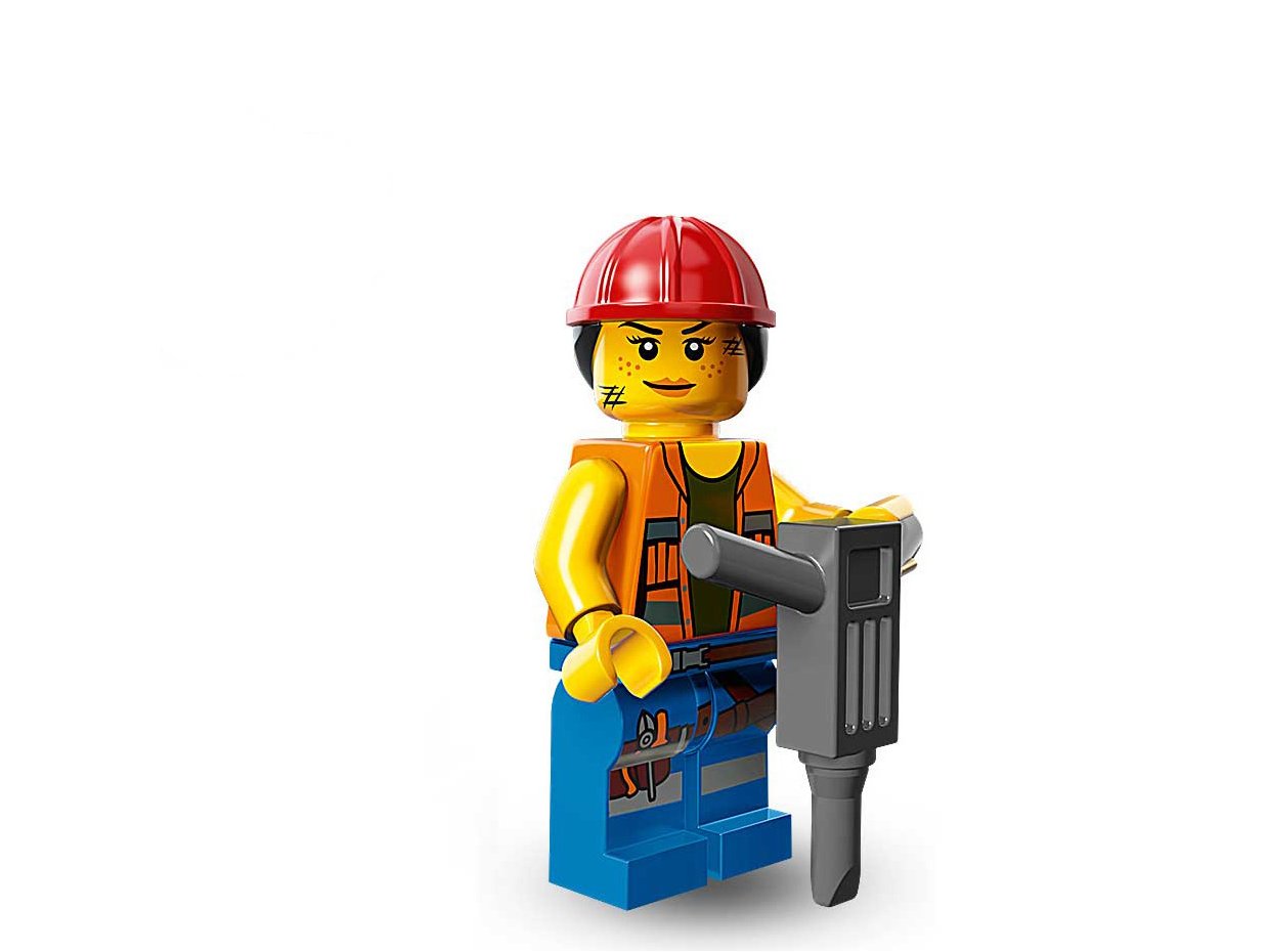 Lego Gail the Construction Worker