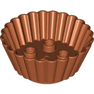 Duplo Cupcake / Muffin Cup with 2 x 2 Studs / Dark Orange