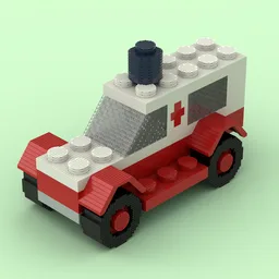 Large Scale Classic Town Ambulance (No.606)