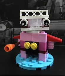 Pink robot